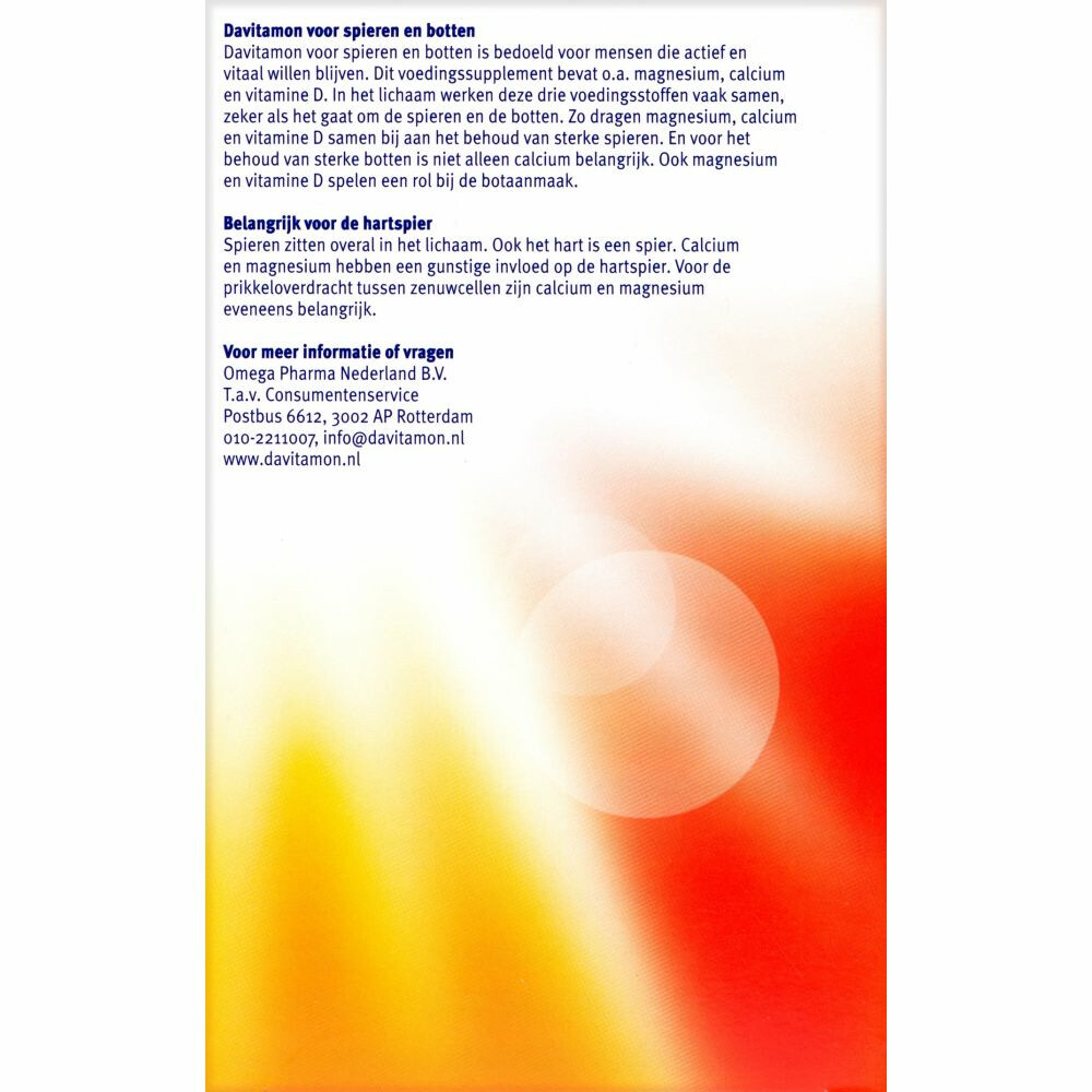 2x Davitamon Magnesium Spieren en Botten42 tabletten
