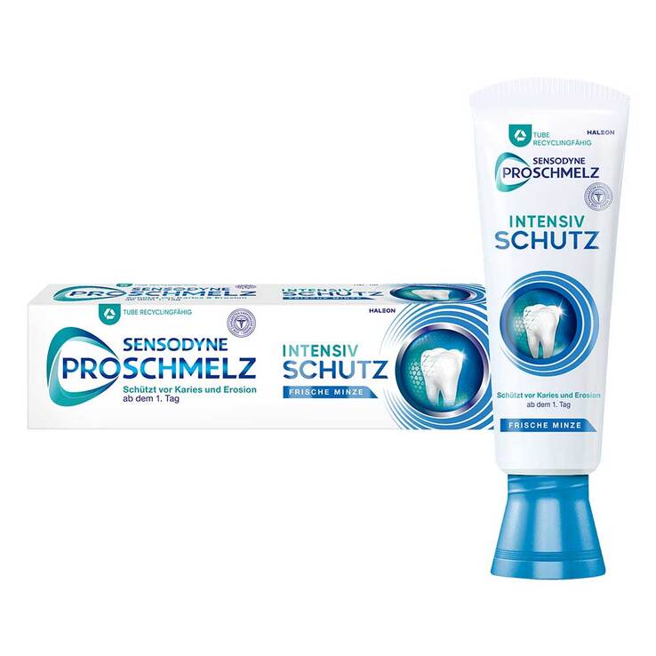 Sensodyne Proschmelz Intensivschutz frische Minze Zahnpasta, 75 ml