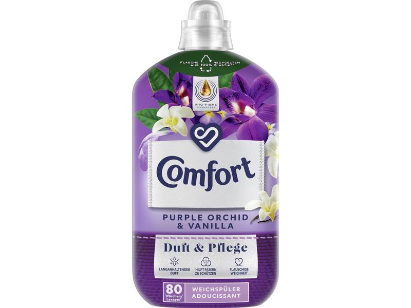 Comfort Weichspüler Purple Orchid and Vanilla 2 l Flüssiges Weichspülkonzentrat für langanhaltenden Duft und flauschige Weichheit