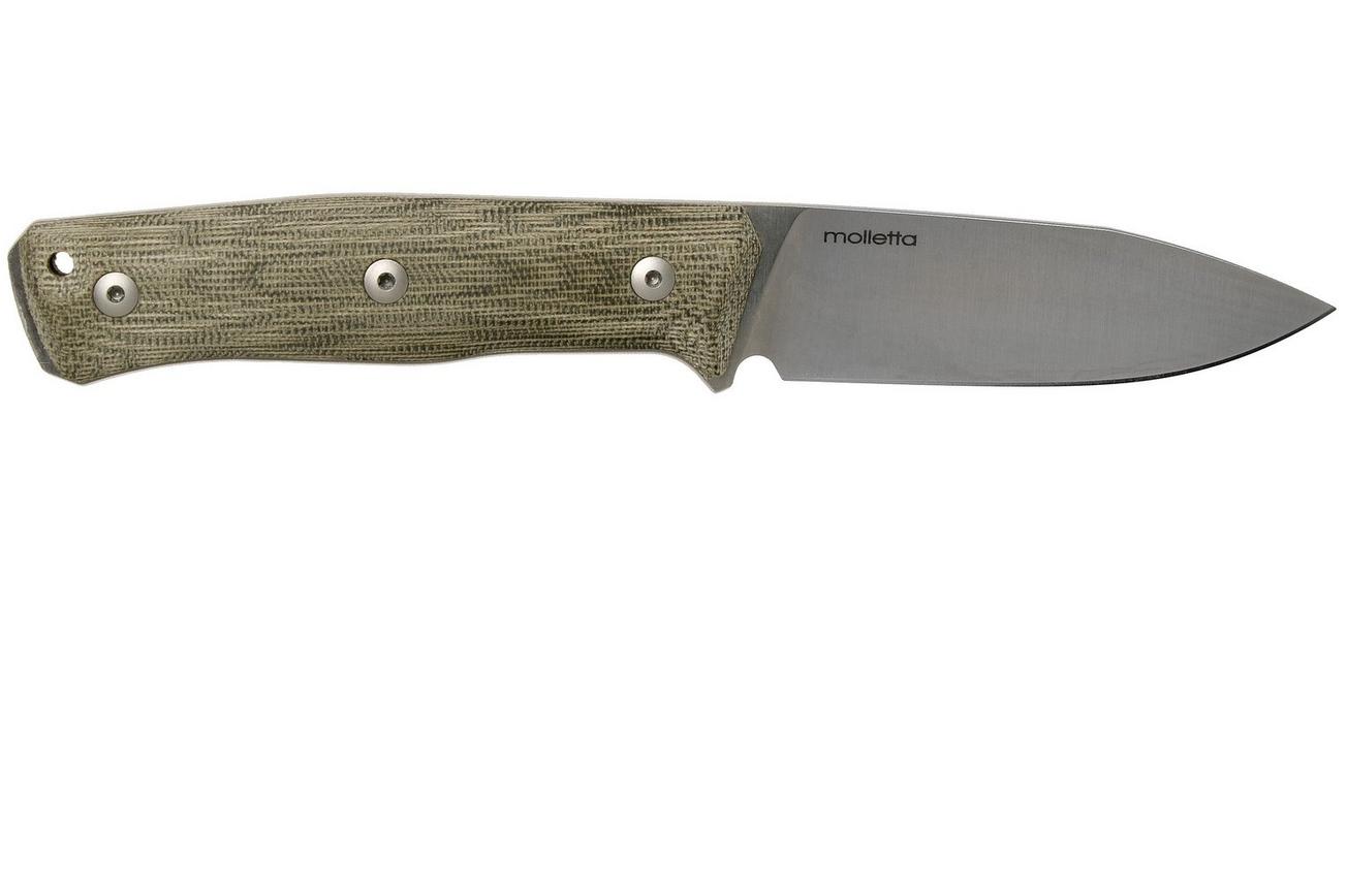 LionSteel B35 CVG Green Canvas Micarta bushcraftmes