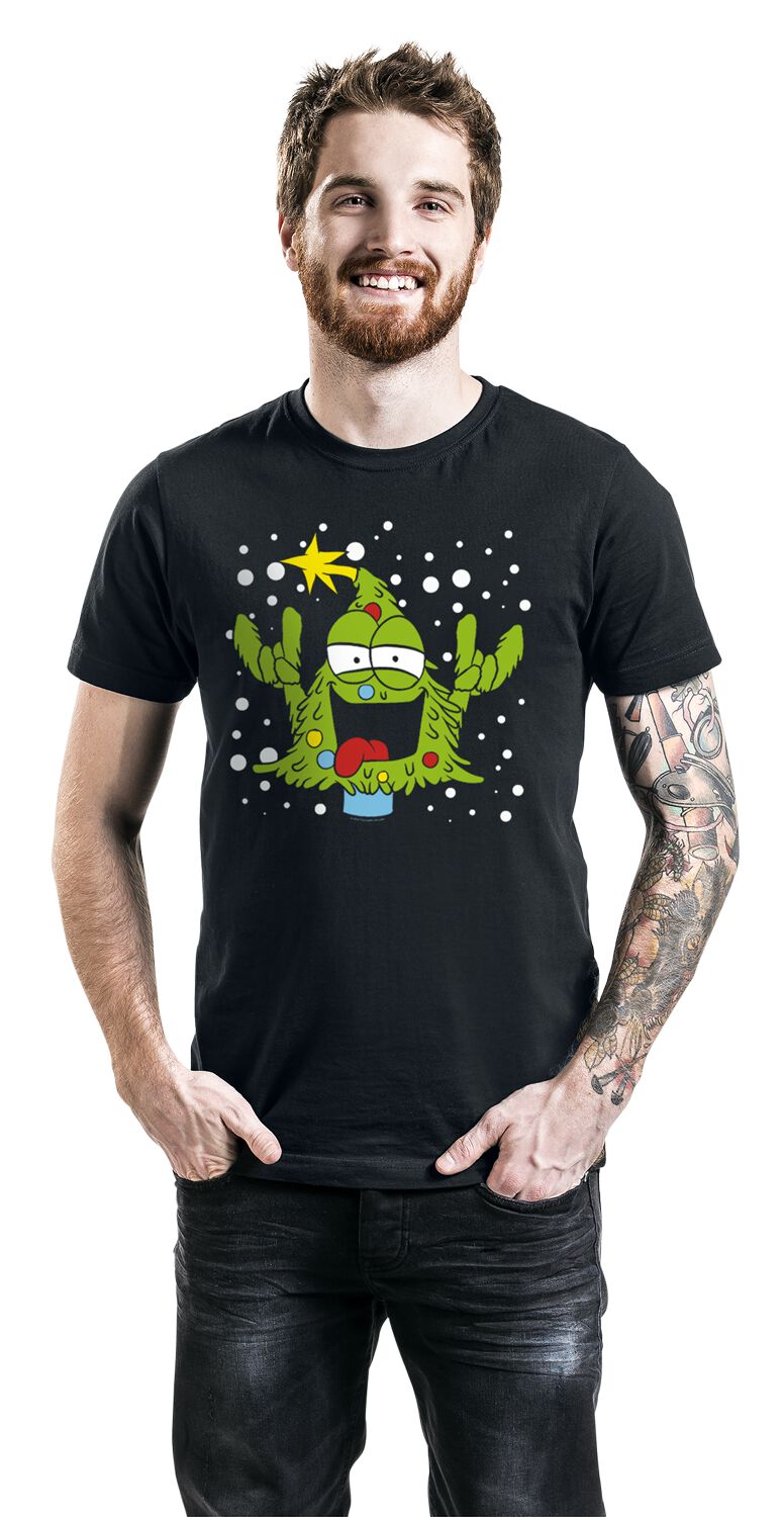 Crazy Christmas Tree | Slogans T-Shirt Manches courtes