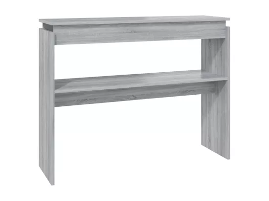 Table console Sonoma gris 102x30x80 cm Bois d'ingénierie