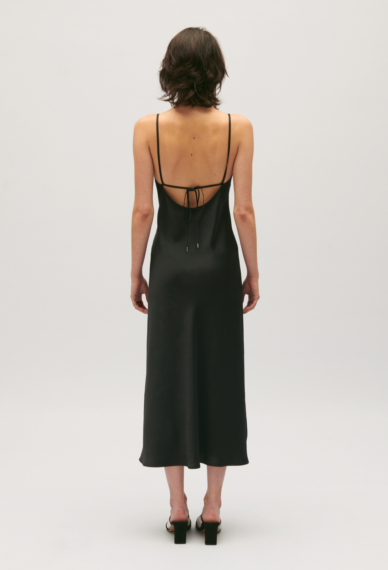 Robe nuisette midi noire