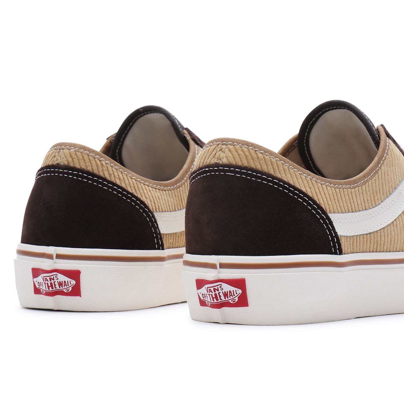 Vans Baskets en Velours de Cuir & Velours côtelé Style 136 Decon VR3 SF marron clair