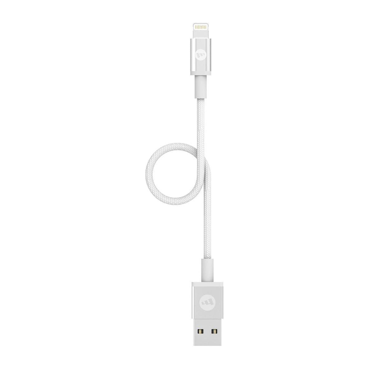 Mophie USB-A to Lightning ladekabel 9 cm (hvit)