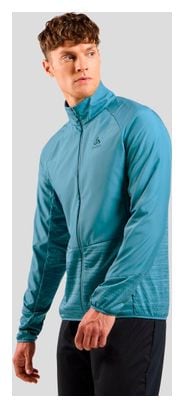 Veste Manches Longues Odlo Run Easy Warm Bleu