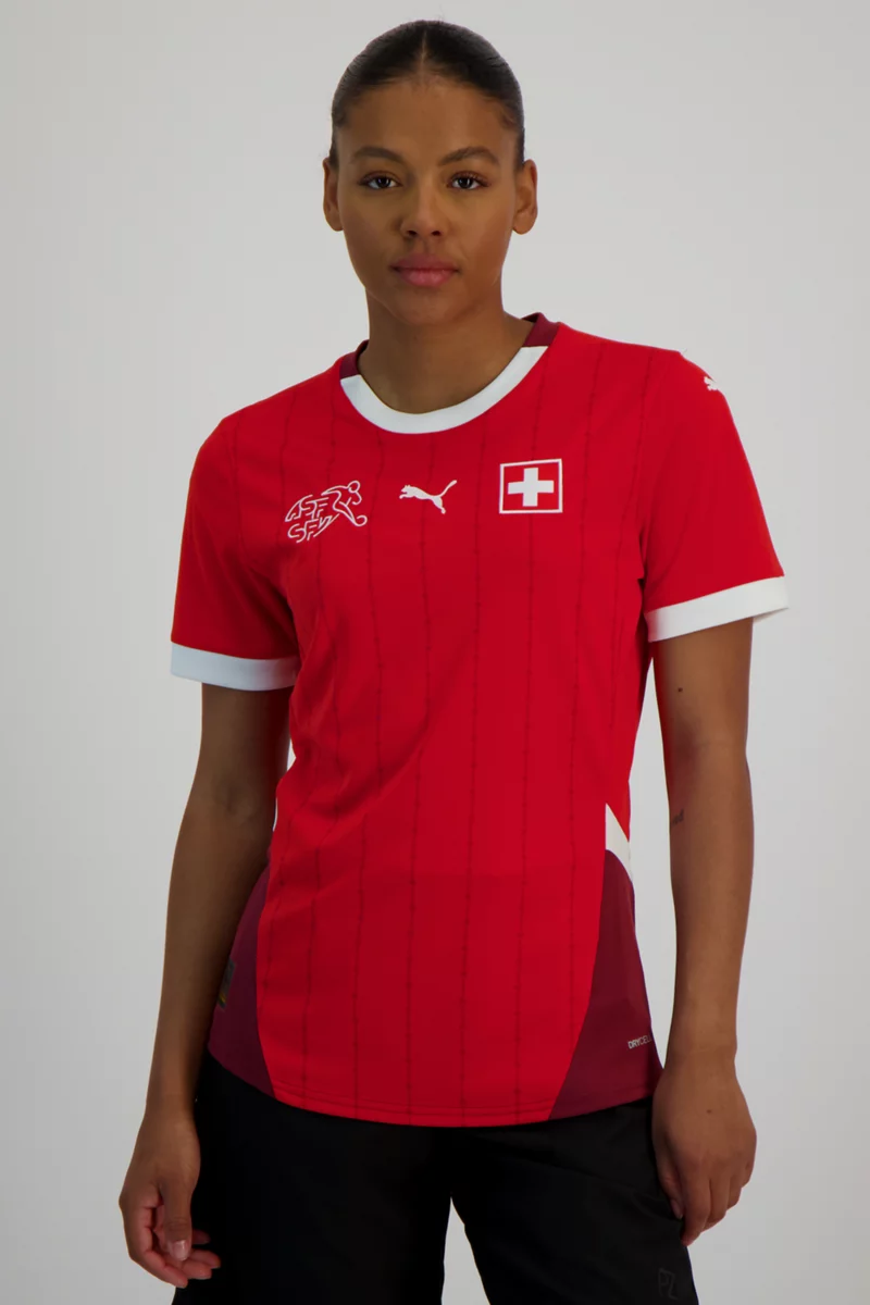 Puma Schweiz Home Replica Damen Fussballtrikot EM 2024
