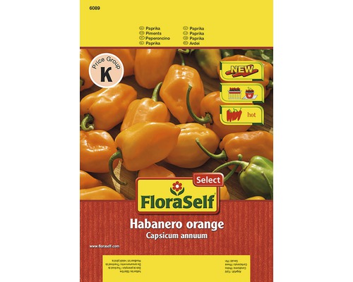 Chili 'Habanero' FloraSelf Select open-pollinated zaden groentezaden