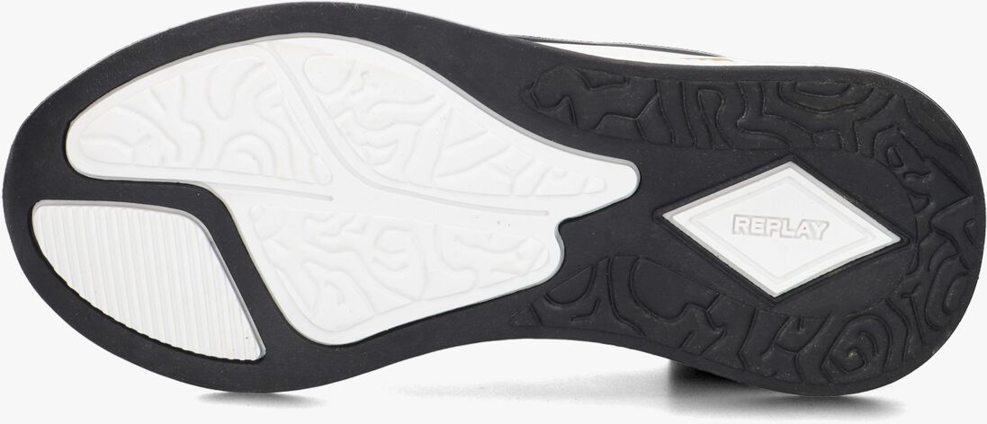 REPLAY zwarte replay lage sneakers maze jr