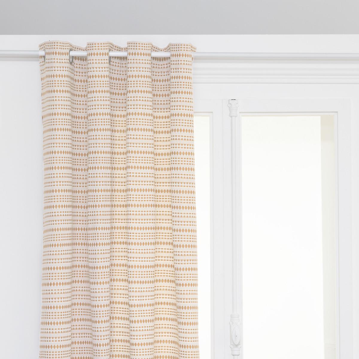 RIDEAU JACQUARD MICAH LIN 130X260CM