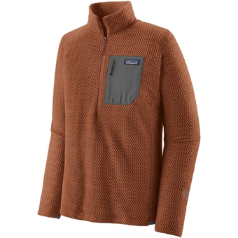 Patagonia R1 Air Zip Neck Pullover Robin Brown Herren