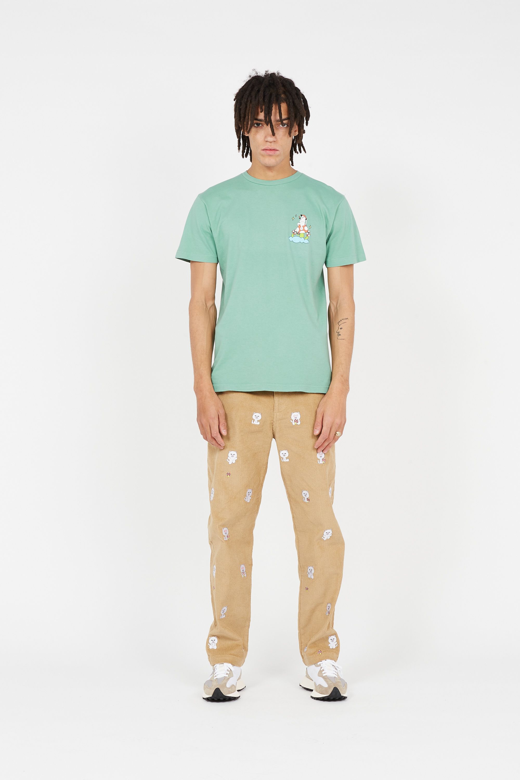 RIPNDIP Pantalon HELLO NERMY Marron