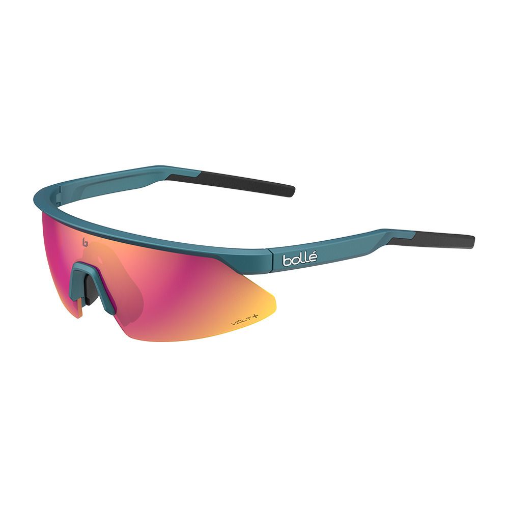 Bolle MICRO EDGE - Lunettes de soleil polarisés creator teal metallic/volt+ ruby