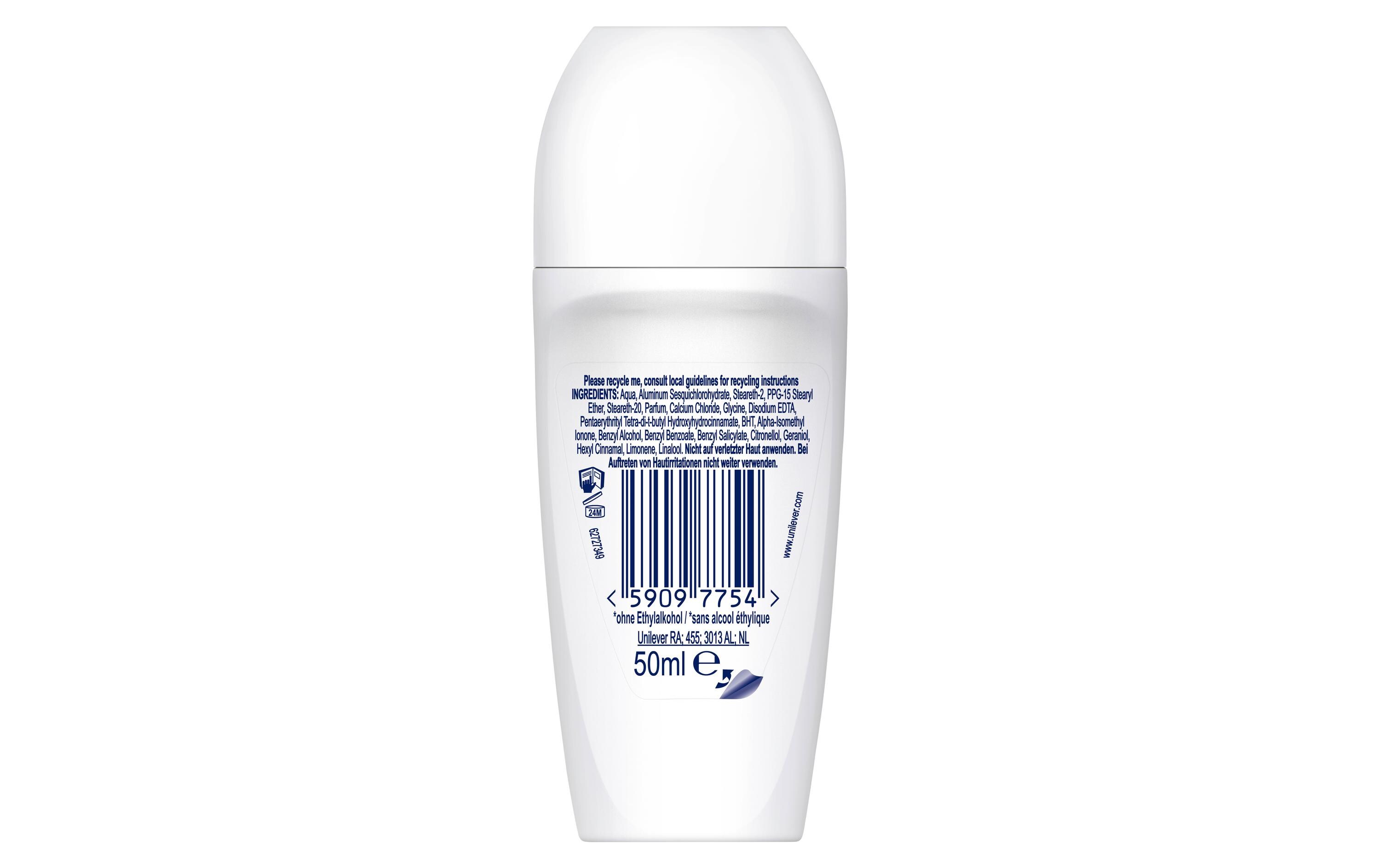 Deo Roll-on Nonstop Protection Cotton Dry 50 mlAnti-Transpirant Roll-on bietet effektiven Schutz vor Schweiss