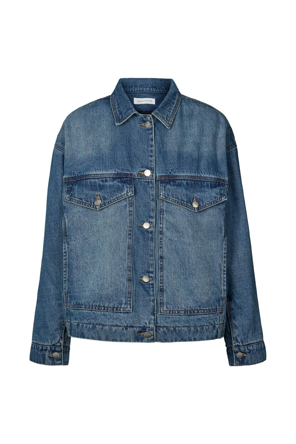 Rabens Saloner  Hellelou Denim jakken - Washed indigo