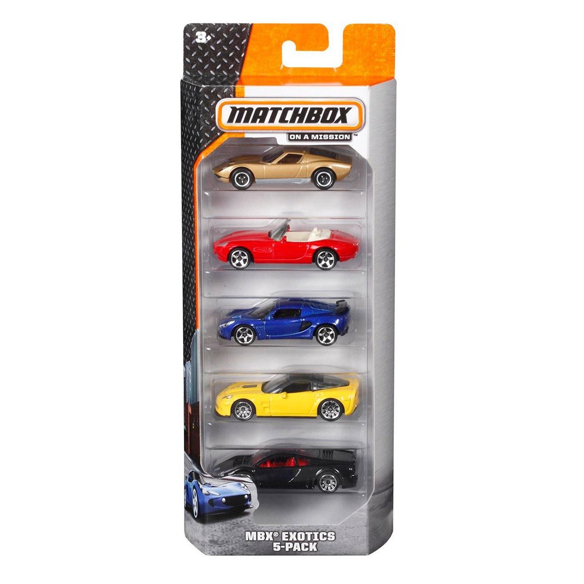 Matchbox - Pack de 5 véhicules 1:64