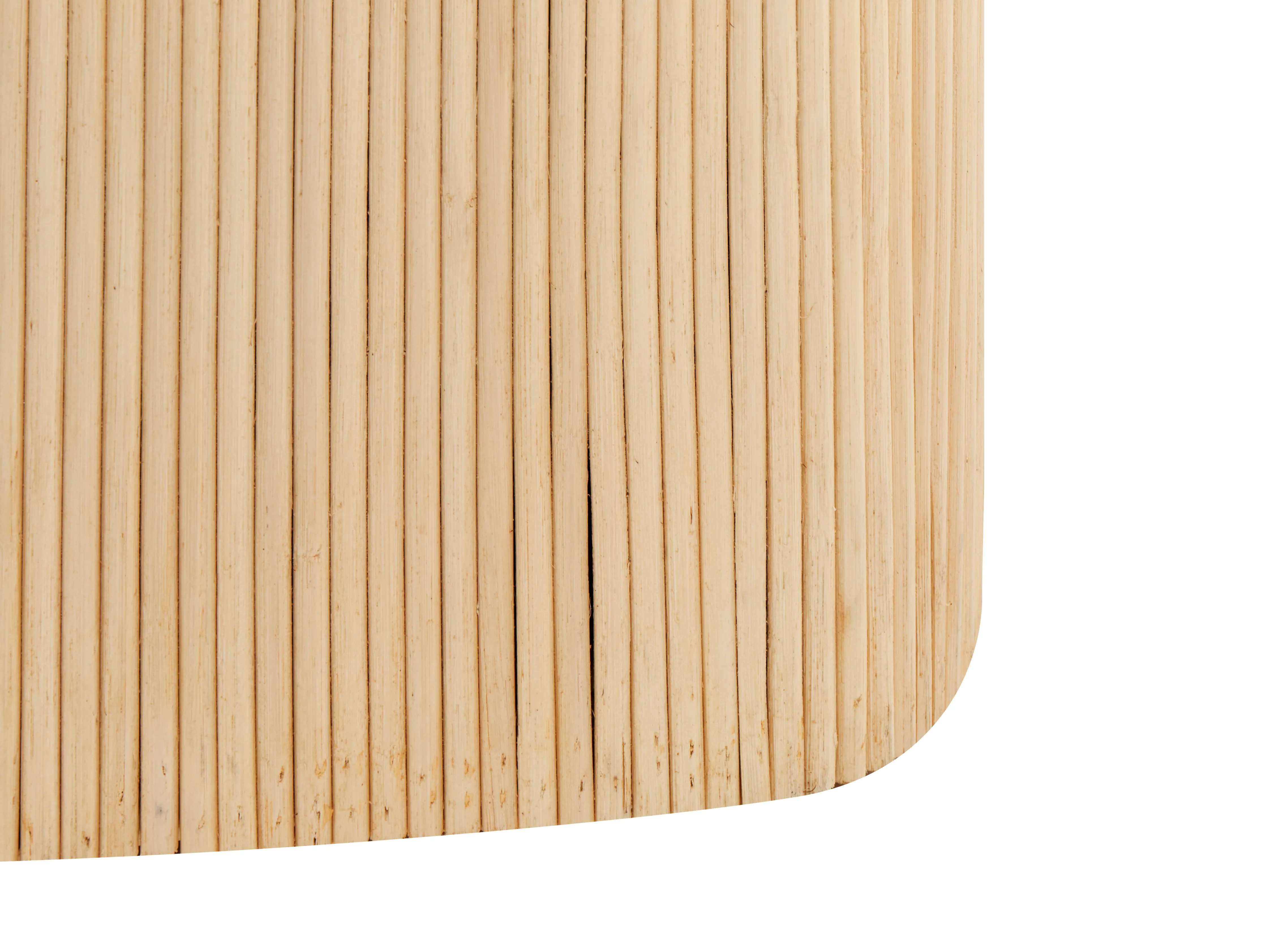 Set van 2 salontafels SALANTI Rotan Natuurlijk met opbergruimte