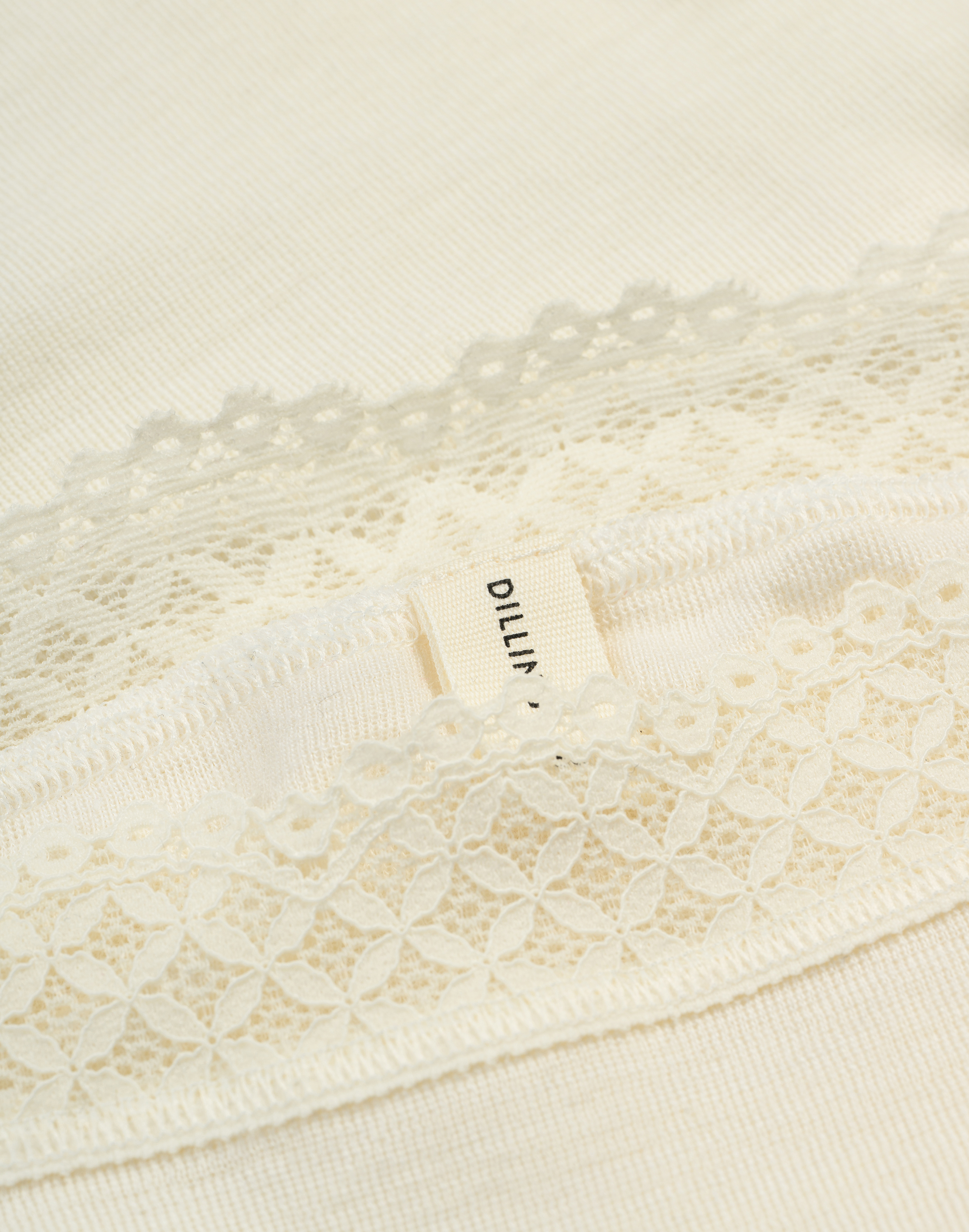 Shorts met kanten rand van merinowol/zijde voor dames -