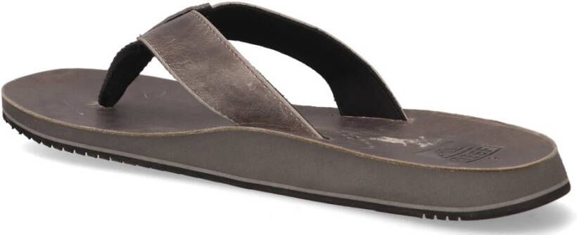 Reef Drift Classic Slipper Donkergrijs Zwart