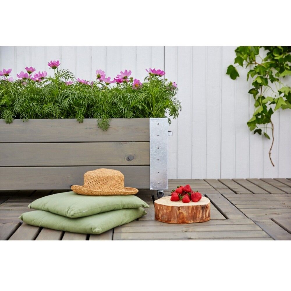 BLOMSTERKASSE PLUS CUBIC BRUN 120X50X45 CM