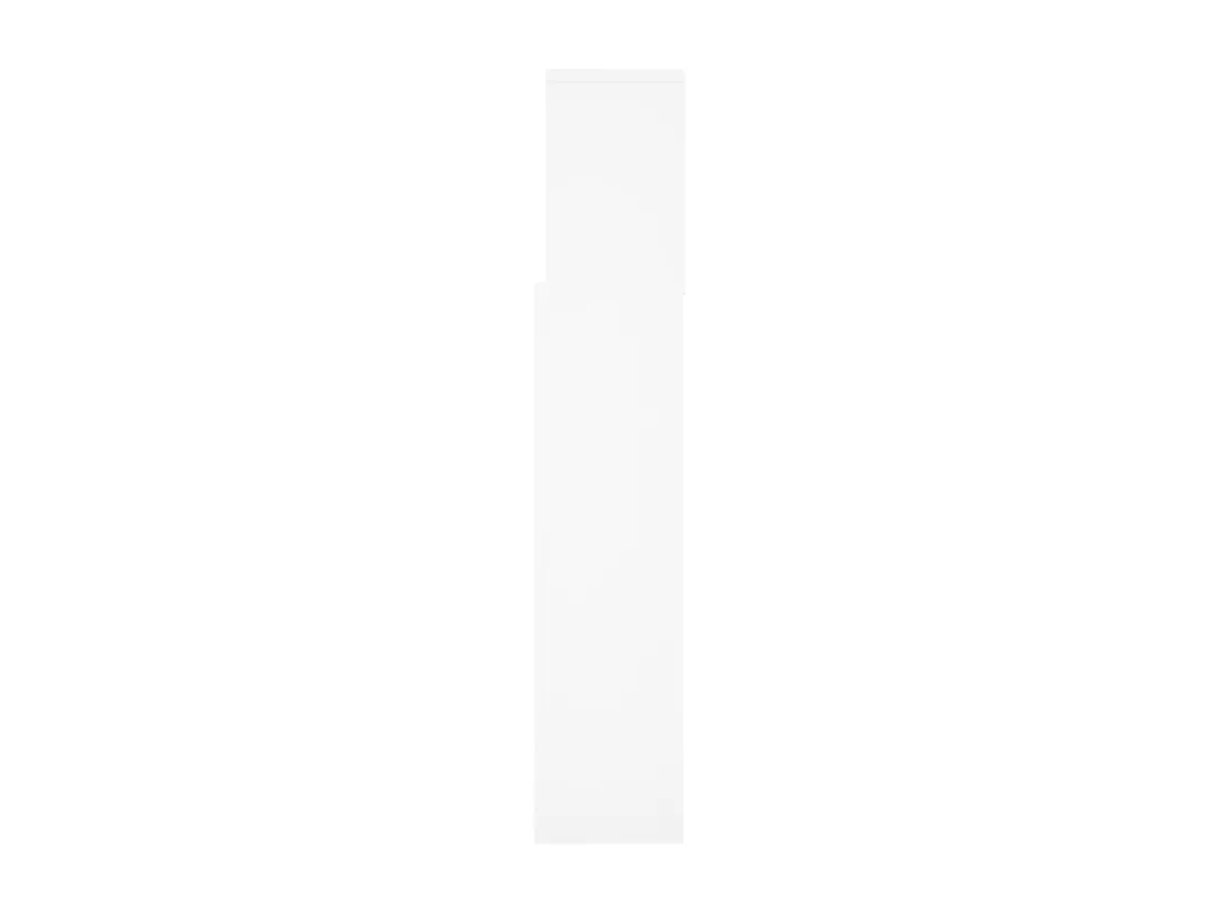 Armoire de tête de lit Blanc 160x19x103,5 cm
