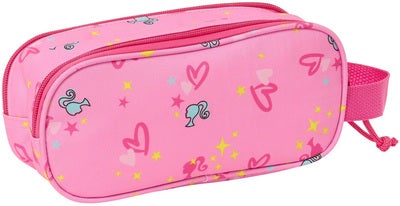 Barbie 3D Dobbeltpennal, Rosa