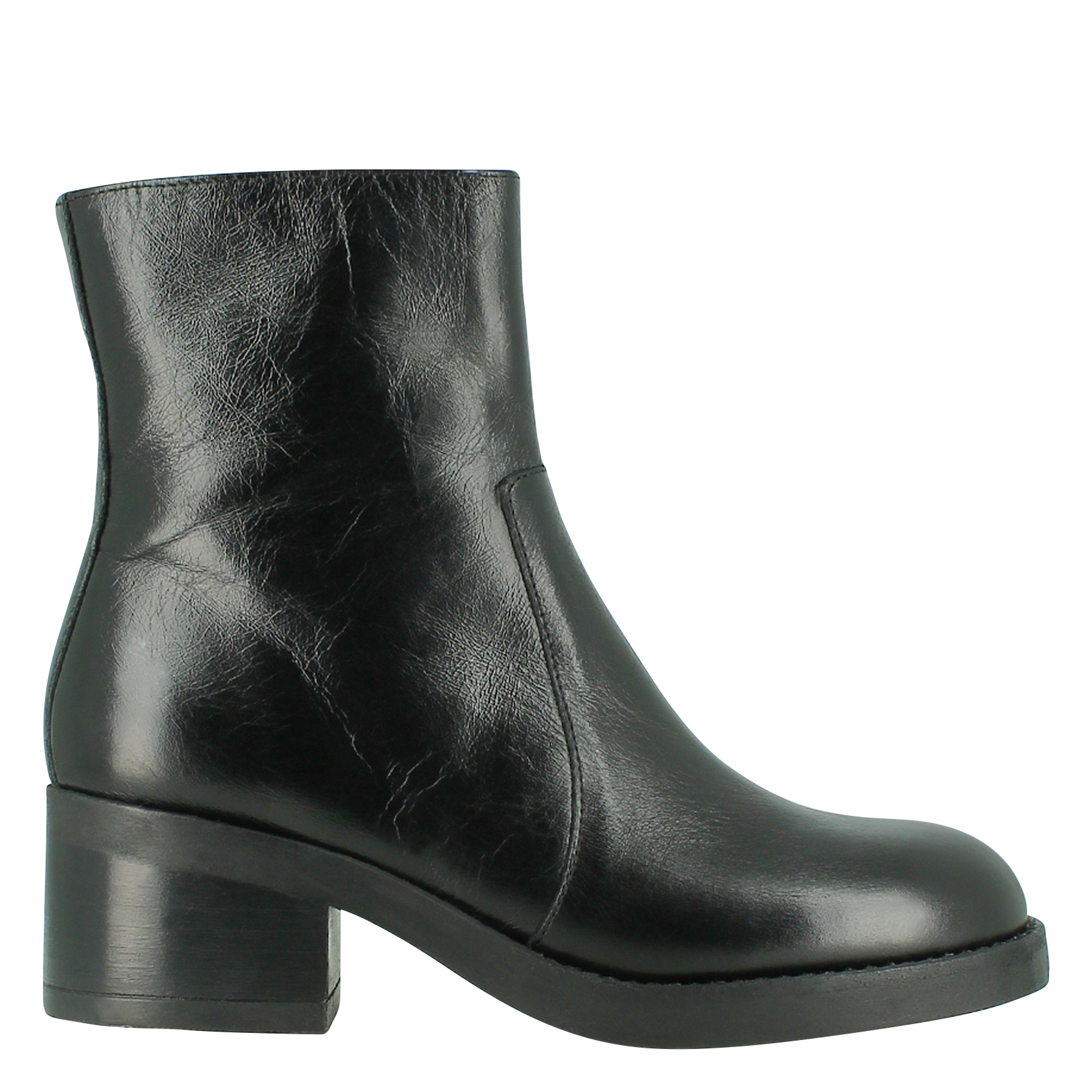 BUENA - Bottines en cuir | Noir