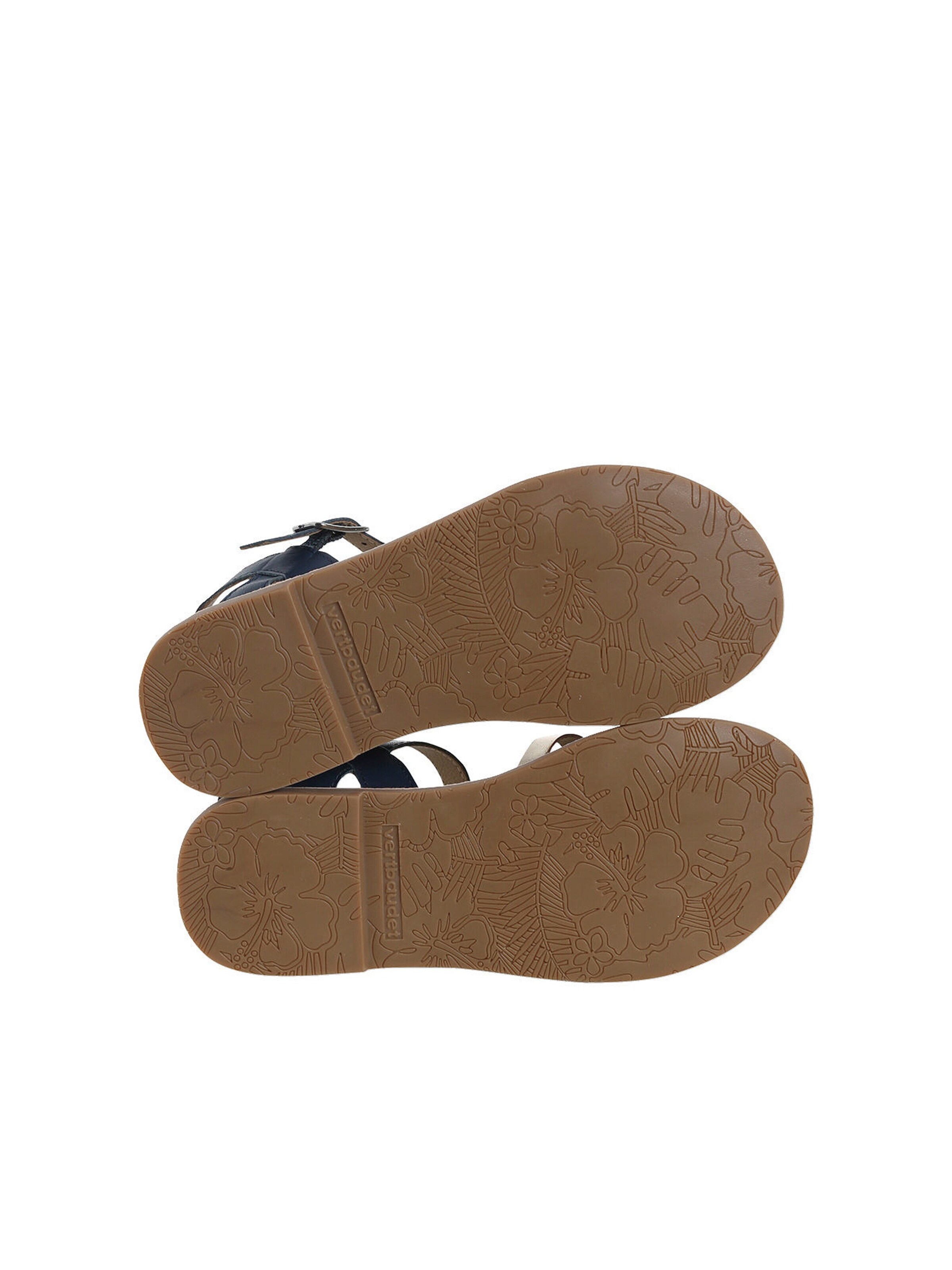 Vertbaudet Kinder Riemchen-Sandalen aus Leder set blau