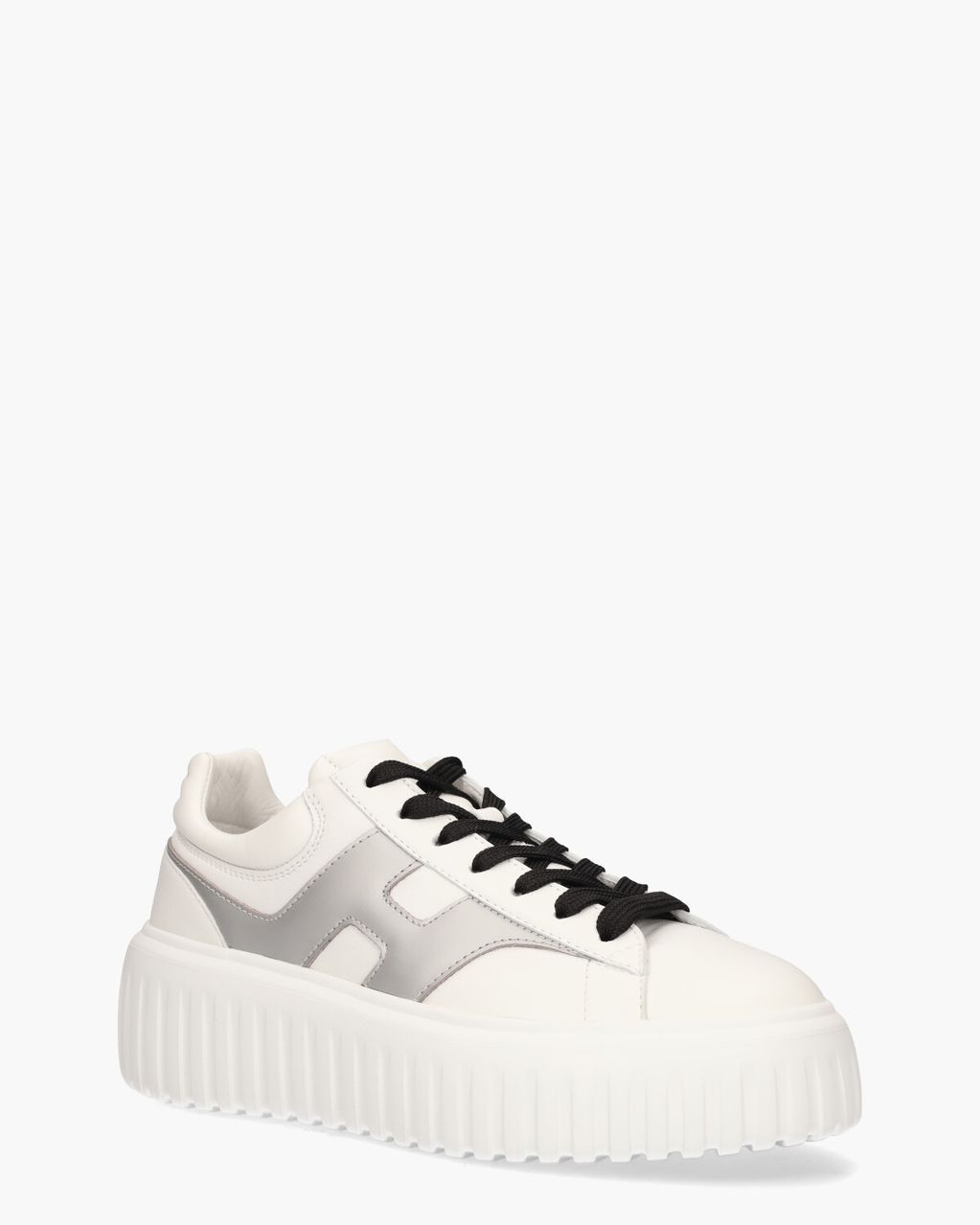 Hogan H-Stripes Wit/Zilver Damessneakers