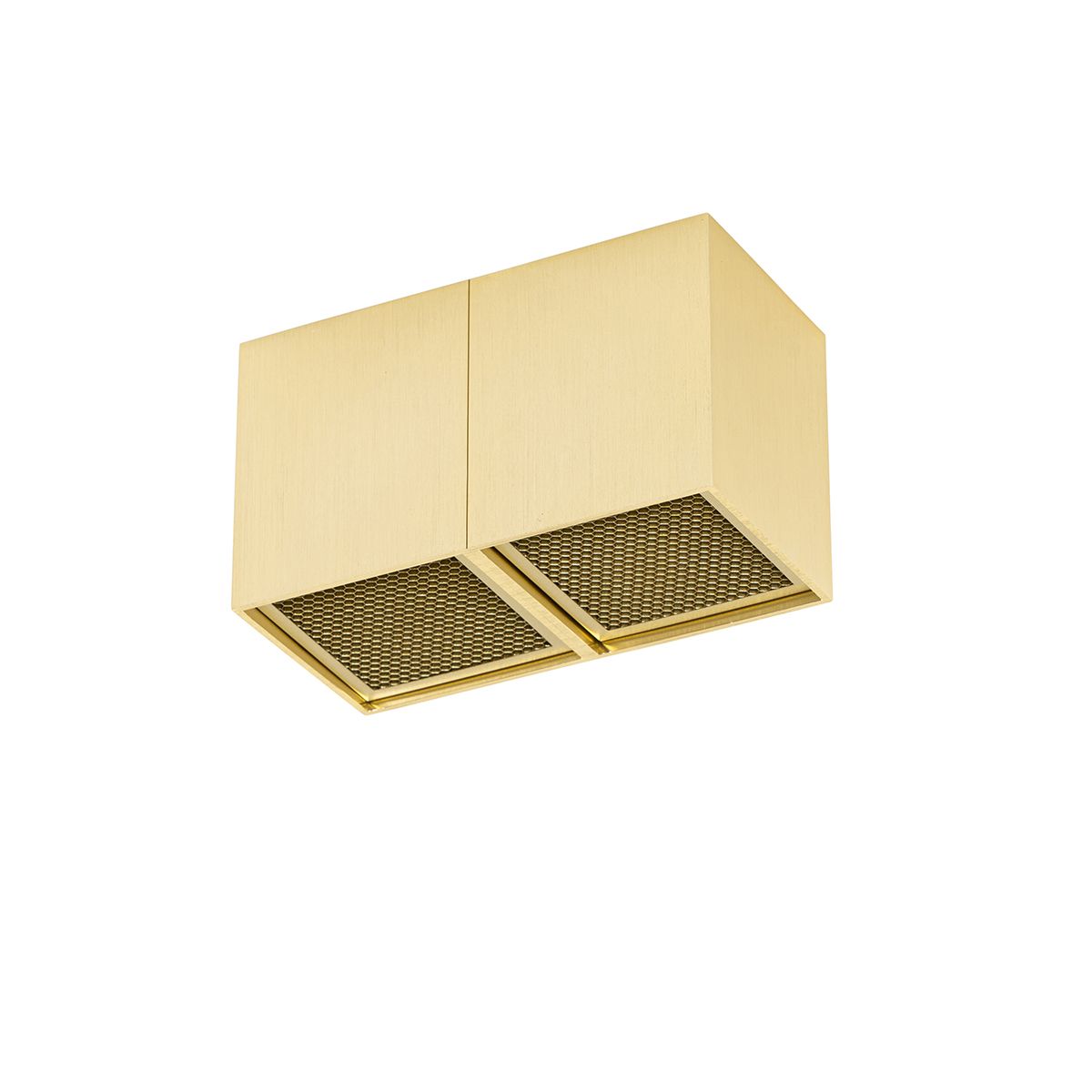 Design spot goud 2-lichts - Qubo Honey