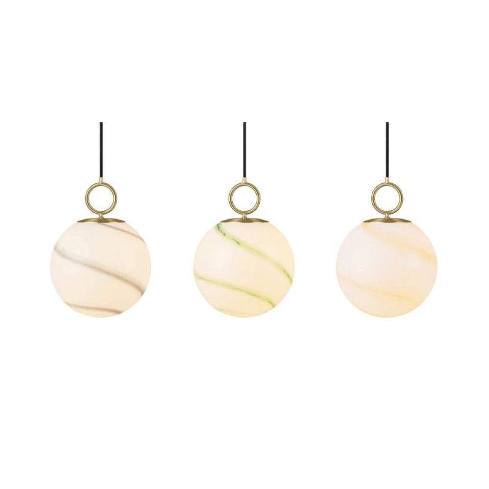 PENDEL HALO DESIGN STOCKHOLM Ø24 MARMOR BRUN