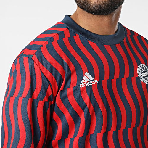 Sweat Crewneck FC Bayern 21 HA2650 Rouge Bleu Marine