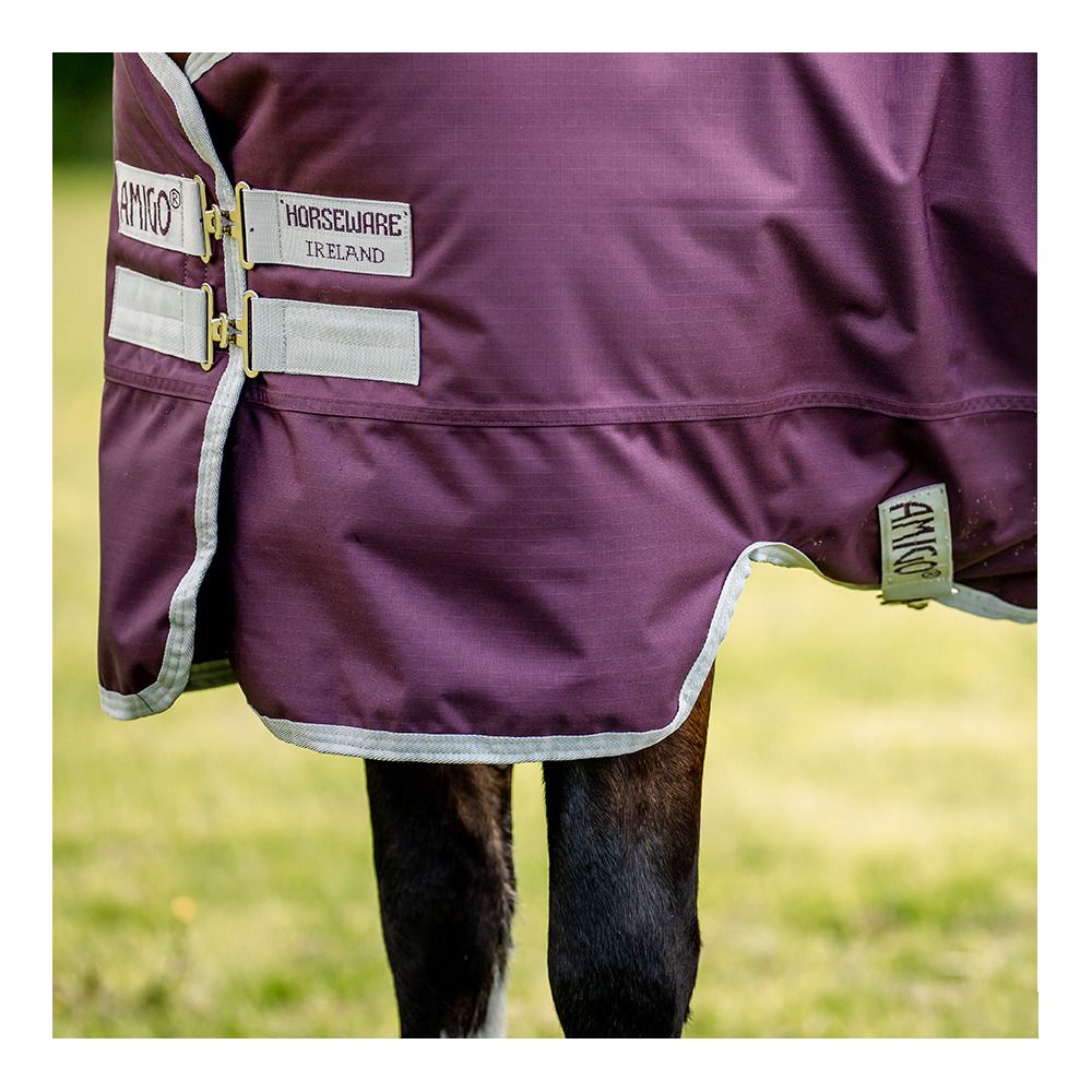 Horseware AMIGO HERO RIPSTOP 200G - Couverture de paddock fig/silver
