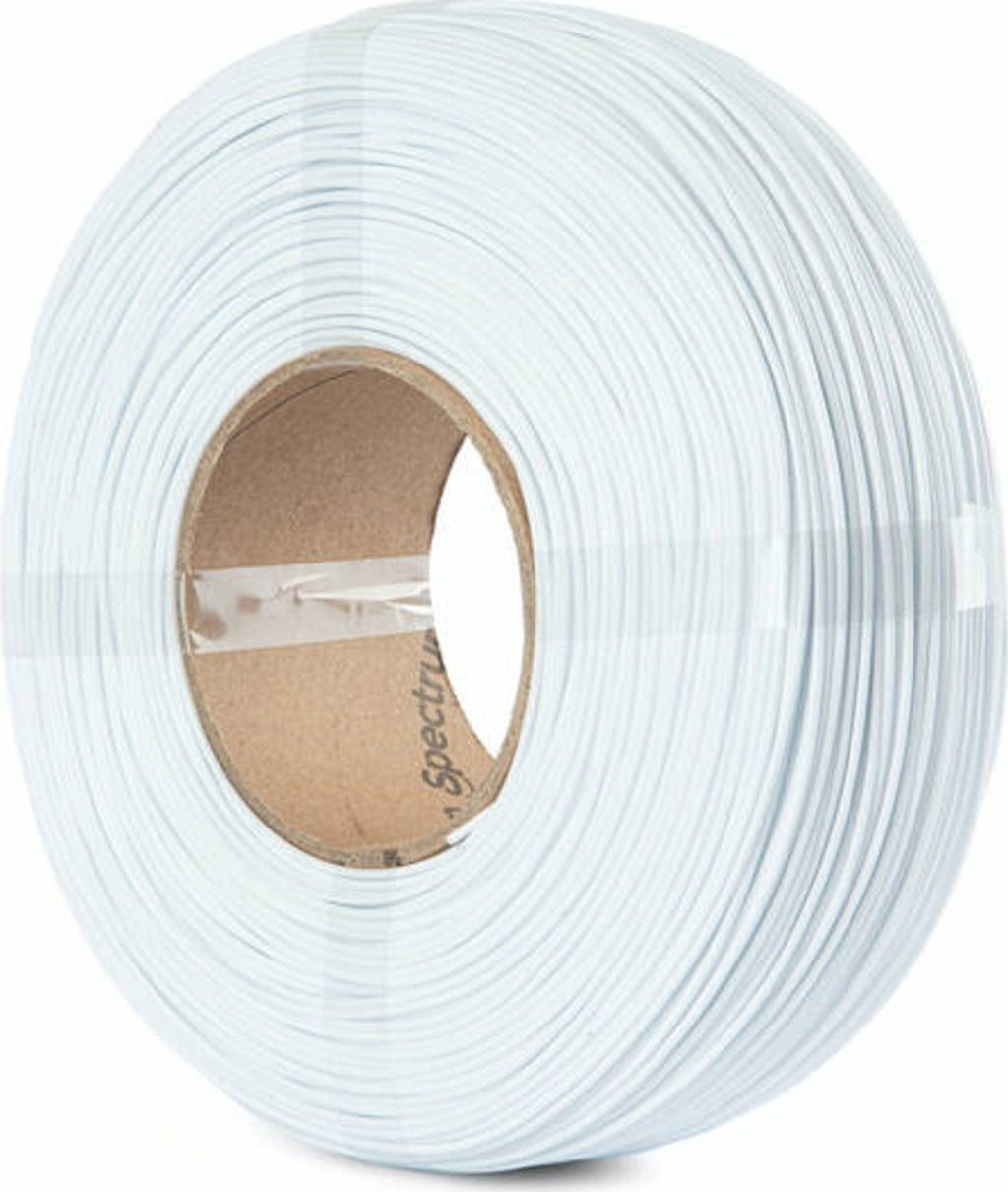 Spectrum  ReFill RPETG Arctic White, 1,75 mm / 1000 g    Recyceltes PETG Material ohne Spule in Arctic White