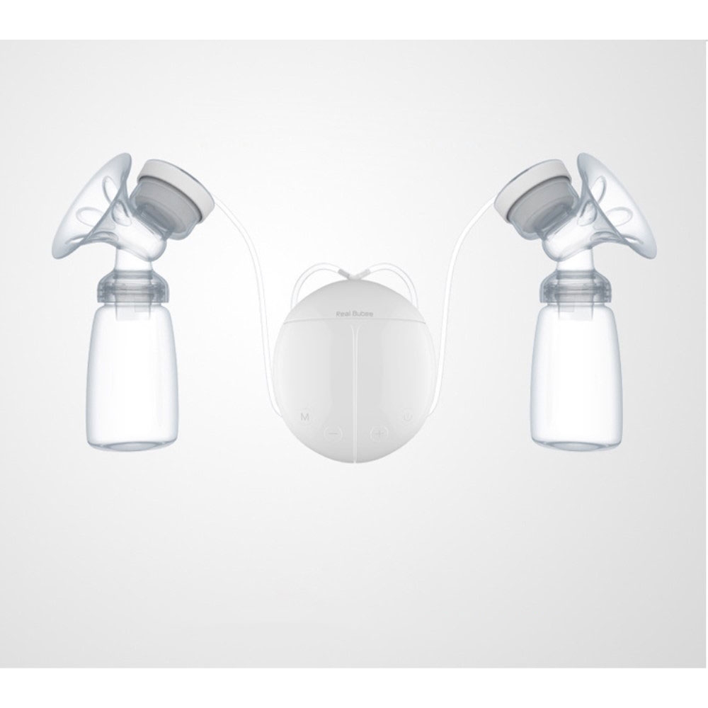 (300ml) Dual USB Milchpumpe Elektrische Brustpumpe - Transparent