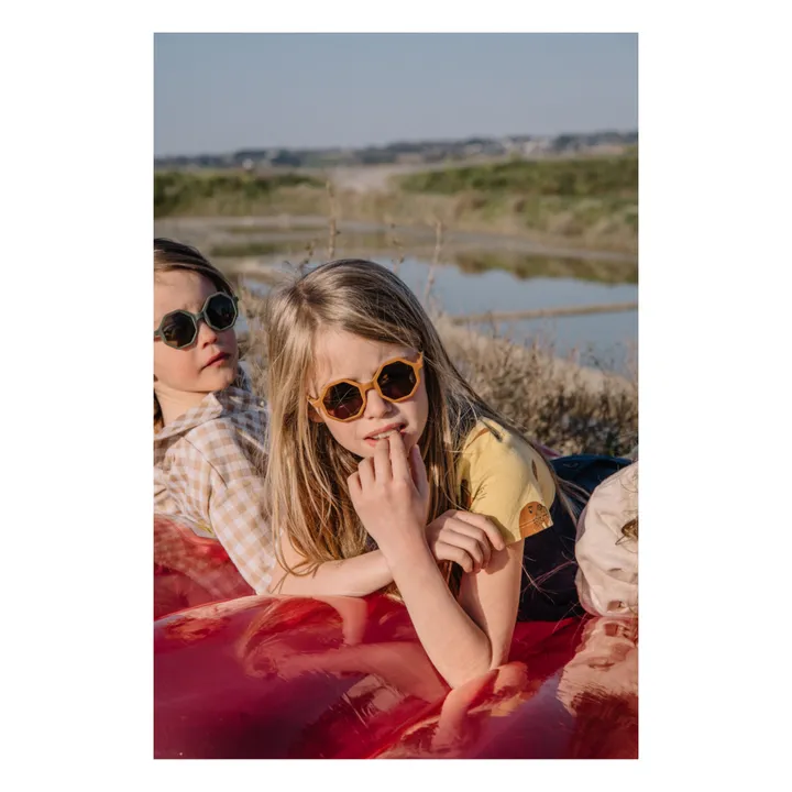 YEYE Lunettes de Soleil Uni | Marron