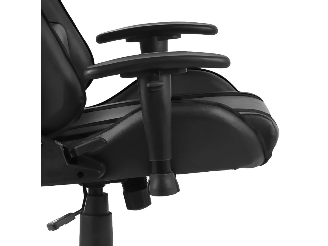 Chaise de jeu pivotante Noir PVC
