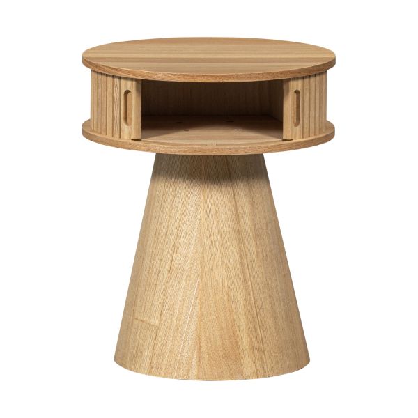 Woood Jena Hangend Nachtkastje - Hout Naturel
