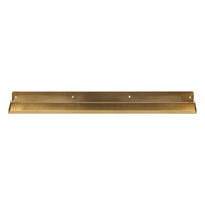 House Doctor - Ledge Wandregal, L 80 cm, messing