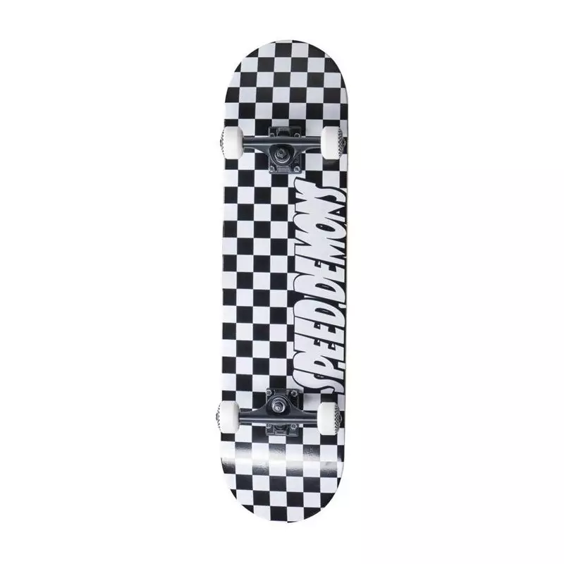 Skate SPEED DEMONS Checkers Noir/Blanc 7.5