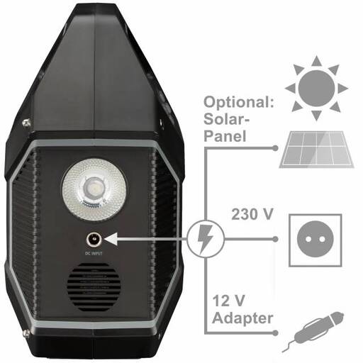Bateria externa portátil Bresser de 42000 mAh