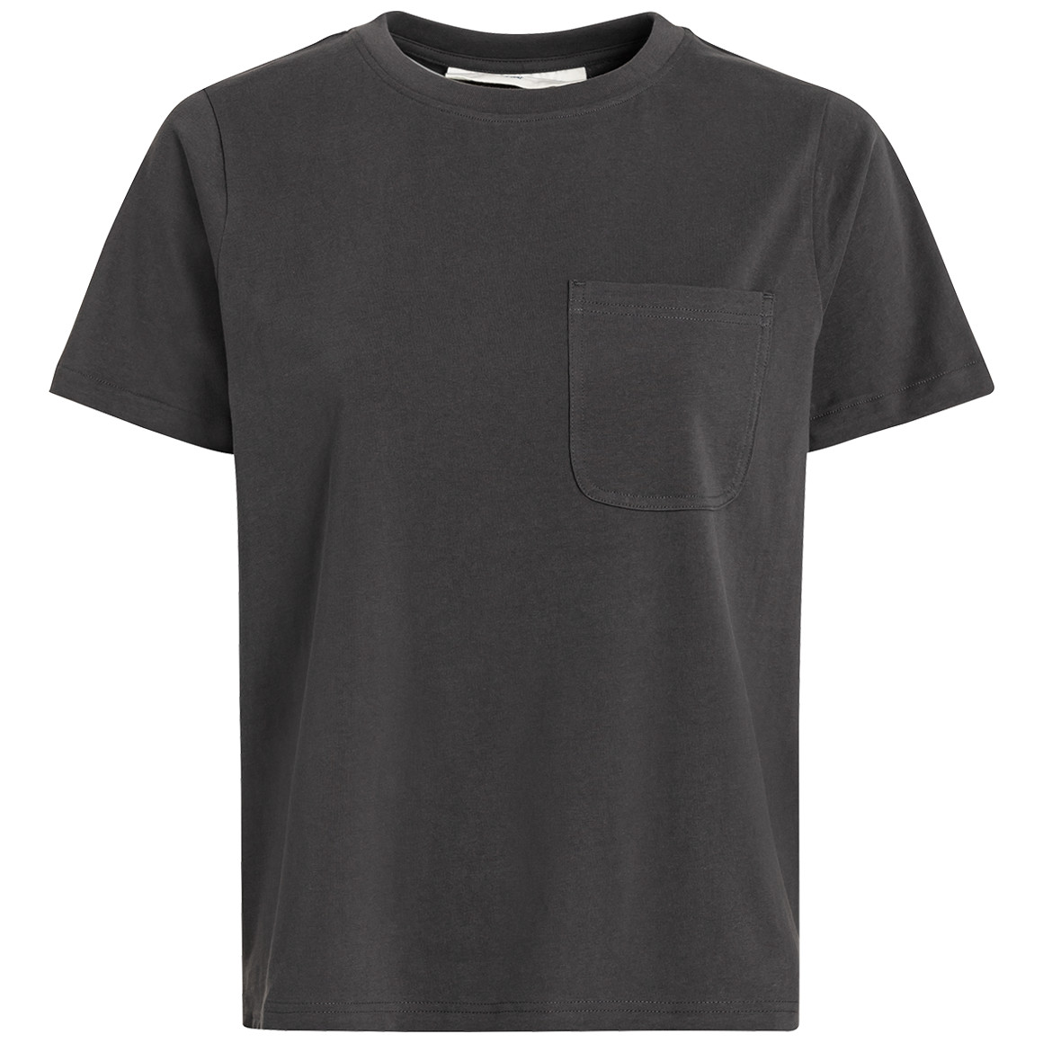 Jonas Nielsen Damen T-Shirt mit Brusttasche dunkelgrau