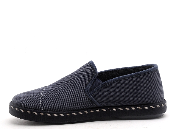La maison de l espadrille chaussons homme 6861 5 bleu