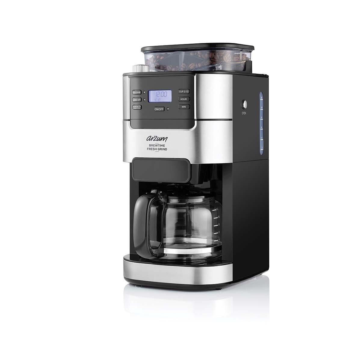 ARZUM AR3092 Brewtime Fresh Grind Filterkaffeemaschine Kaffeemaschine