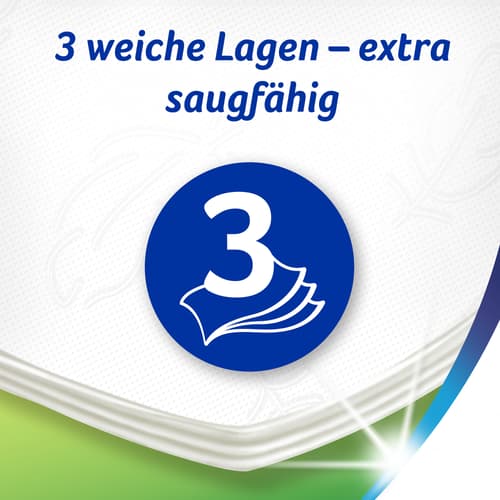 Zewa Toilettenpapier Bewährt mit Strohanteil, 3-lagig