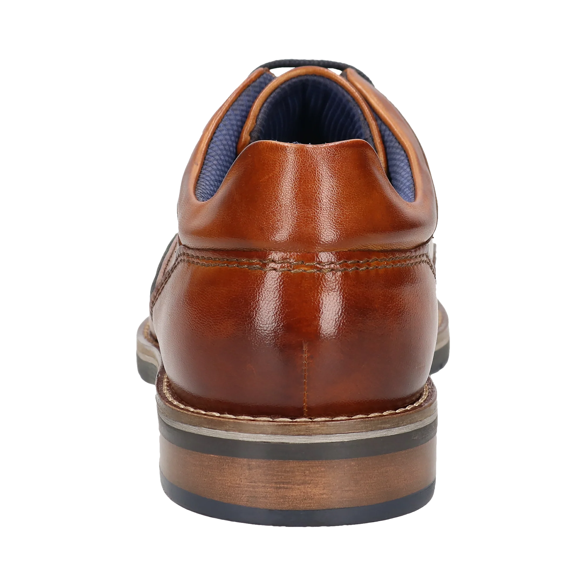 Leder Business Schnürer cognac