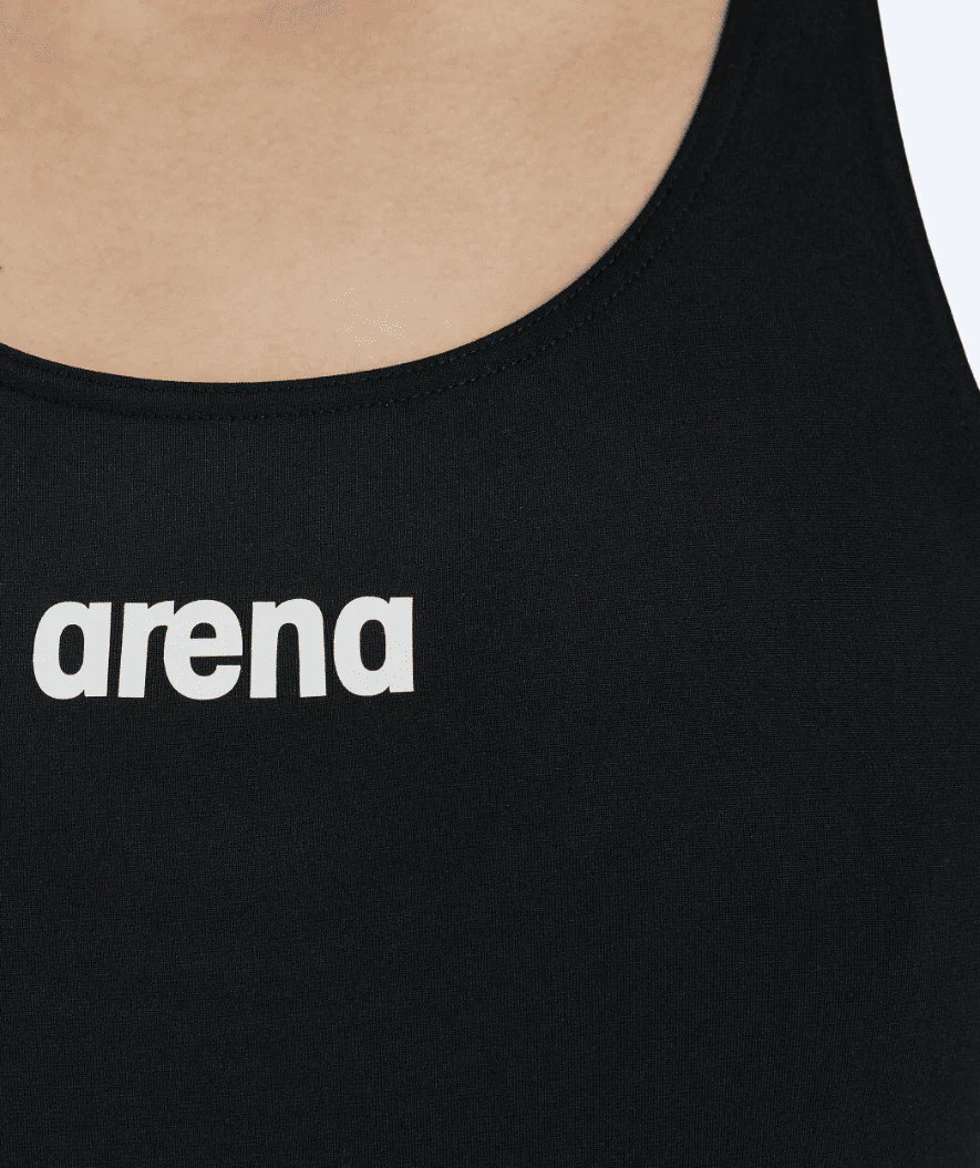 Arena badedragt til damer - Solid Swim Tech High - Sort