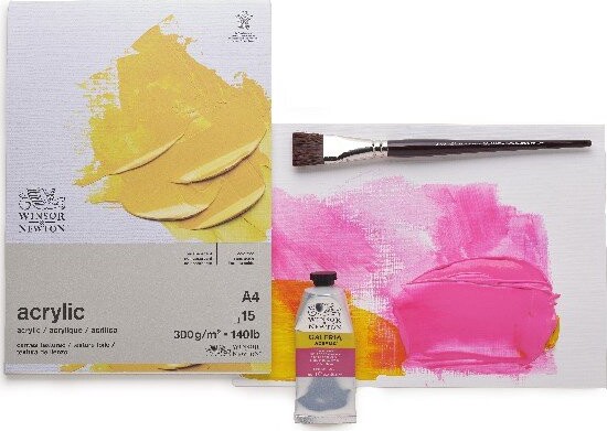 Winsor & Newton - Akrylpapir - A4 - 15 Ark