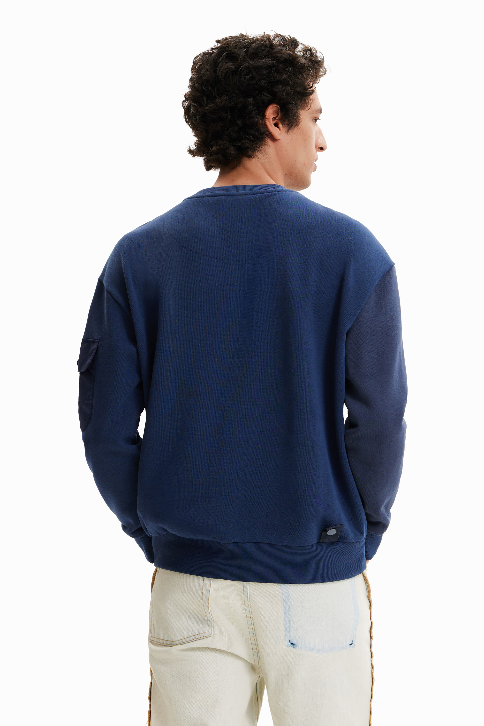 Sweat-shirt bi-motif