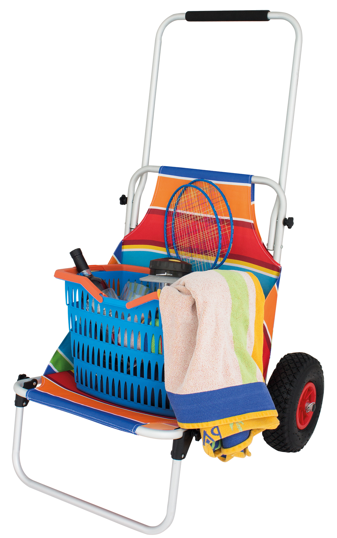 Eurotrail Opvouwbare lichtgewicht Beach trolley - Multi
